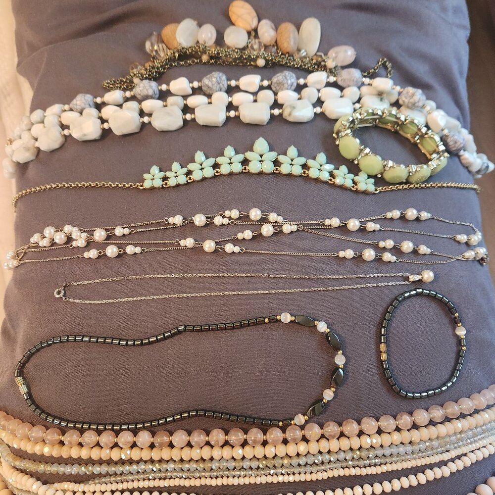 Jewelry- 7necklaces 2 bracelets